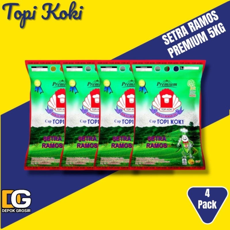 

Topi Koki Beras Setra Ramos Premium 5 Kg Paket 4 Pack