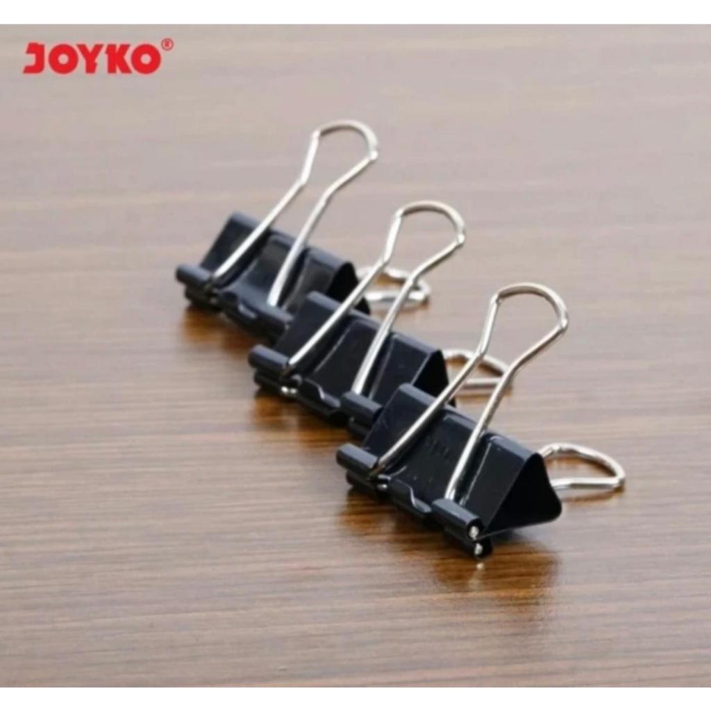 

Binder Clips Joyko No. 155 - Penjepit Kertas 1 Box isi 12 Pcs