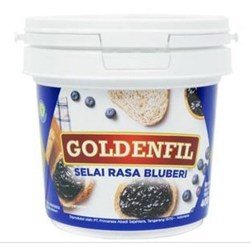 

GOLDENFIL selai Blueberry Cup 400 gram