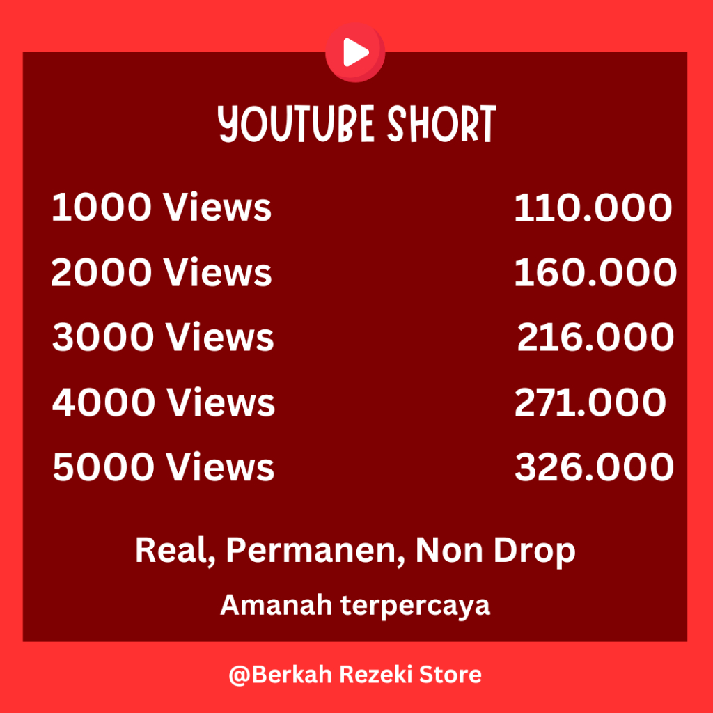 View Youtube Short Permanen No Drop Metode Iklan