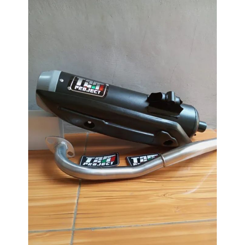 Knalpot TZM projek Vario 125 new