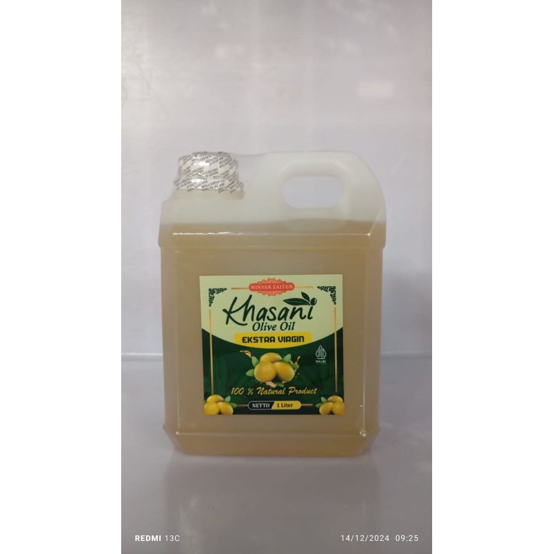 D3W Minyak Zaitun khasani Extra Virgin 1 Liter / Minyak Zaitun Khasani Pomace 1 Liter / Minyak