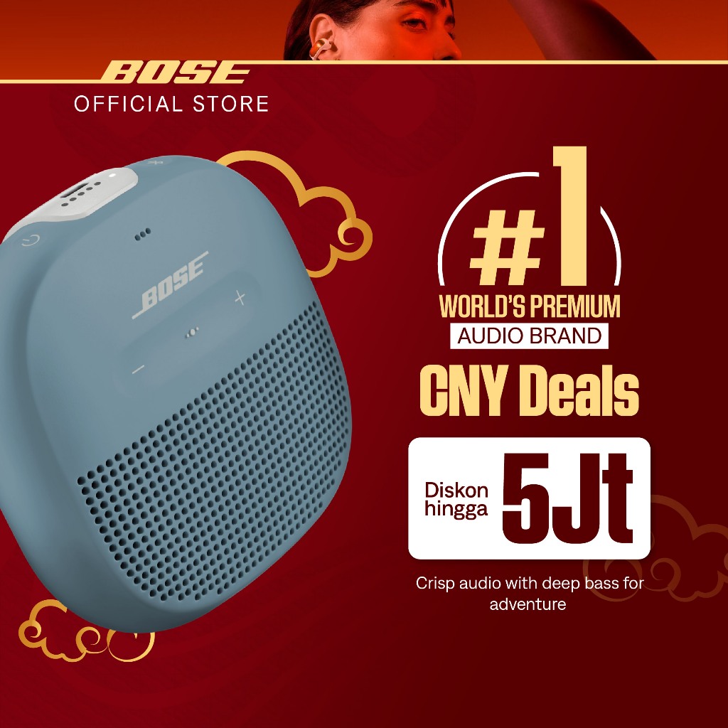 Bose SoundLink Micro Speaker Bluetooth Tahan Air Hitam