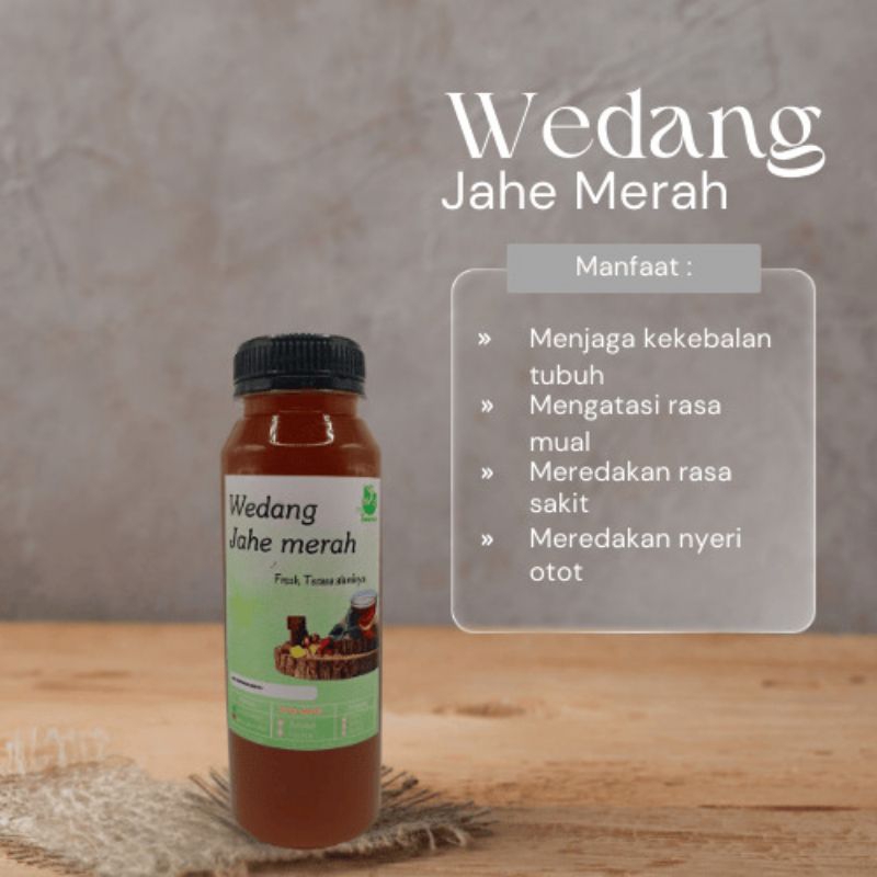 

WEDANG JAHE MERAH 250ML/500ML/1000ML