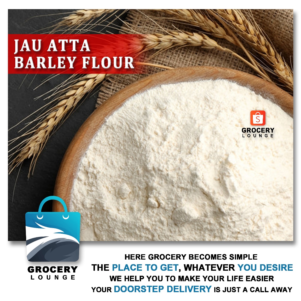 

Jau Atta 500g - Sattu Flour - Barley Flour - جو کا آٹا - (Gluten Free - Non GMO)