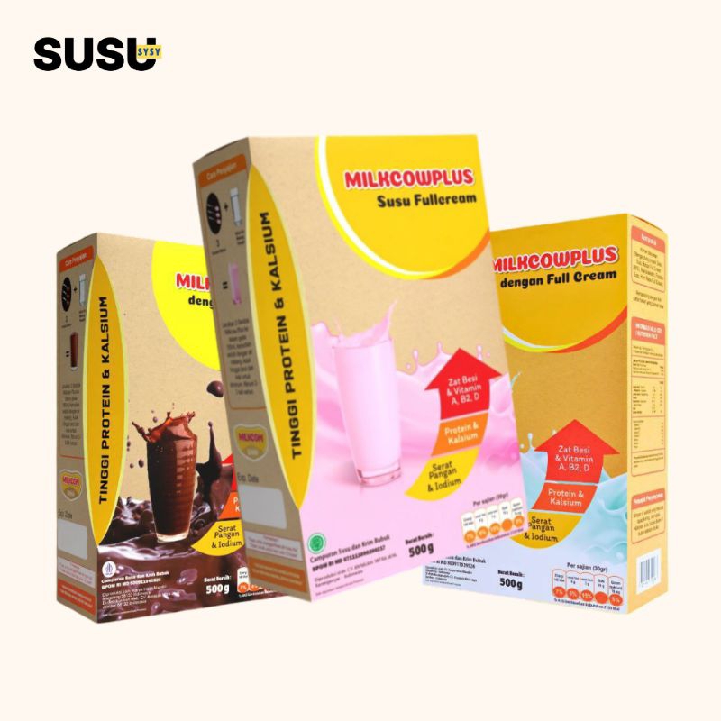 

Milkcowplus Susu Penggemuk plus Peninggi Anak Ampuh 500 gram