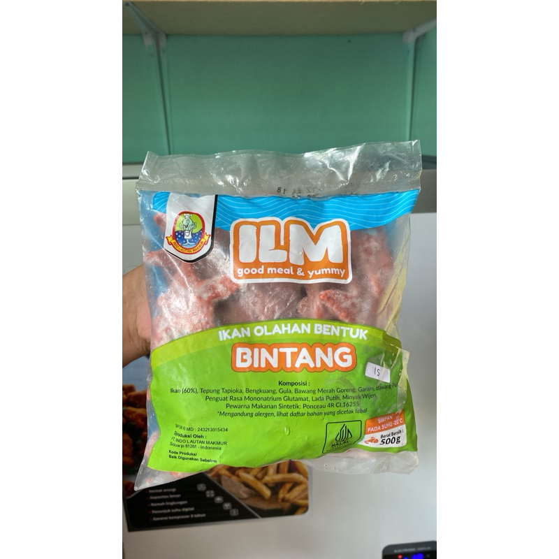 

ILM ikan olahan bentuk bintang 500gr