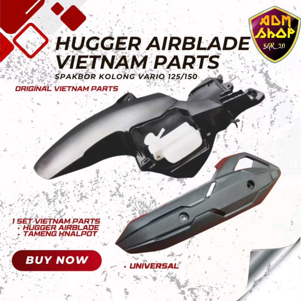 HUGGER Spakbor kolong Vario 125 AIRBLADE HUGER VARIO 150 New hugger pcx 150 Airblade Vietnam