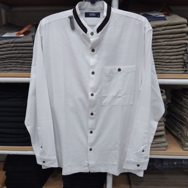 emba kemeja koko lengan panjang new arrival