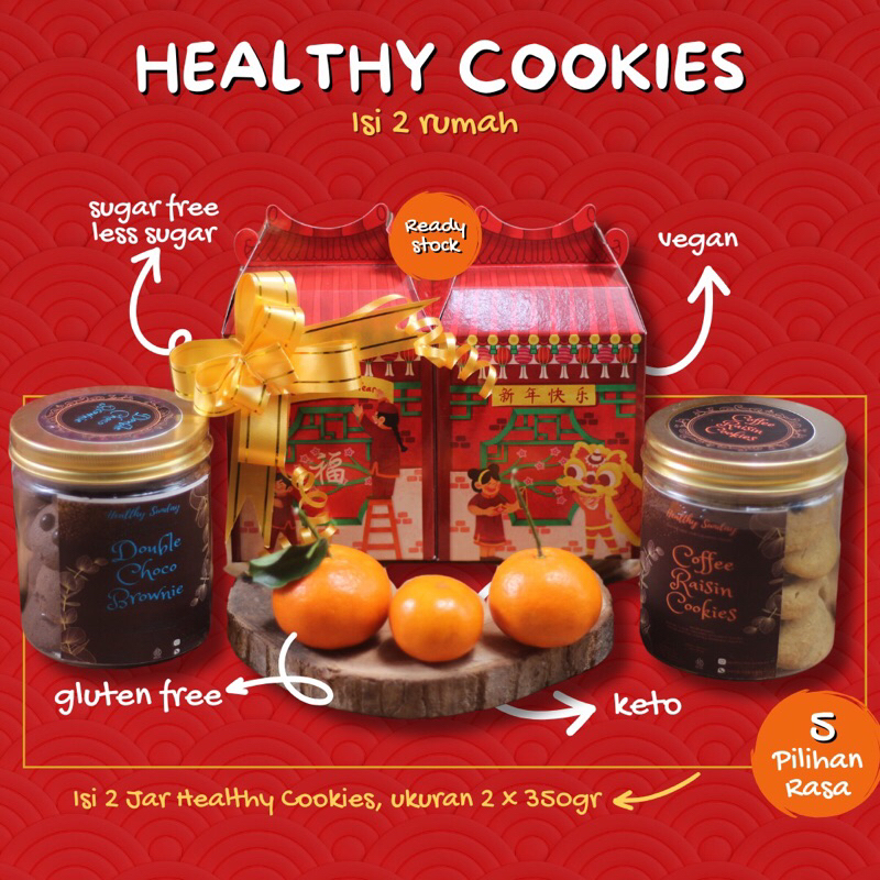 

READY STOCK HAMPERS IMLEK HEALTHY COOKIES ISI 2 RUMAH. SURABAYA