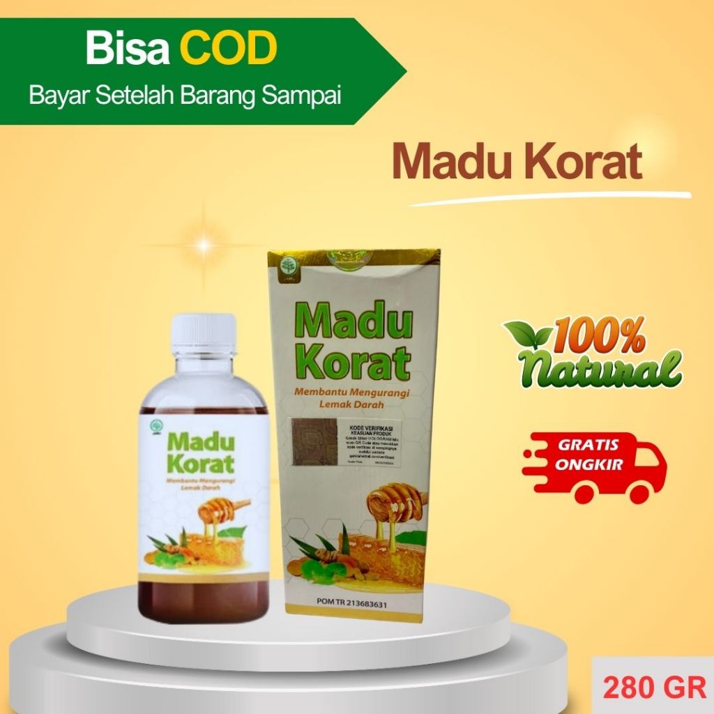 

Madu Korat - 280 GR - Untuk Asam Urat - EXP 25 Desember 2025