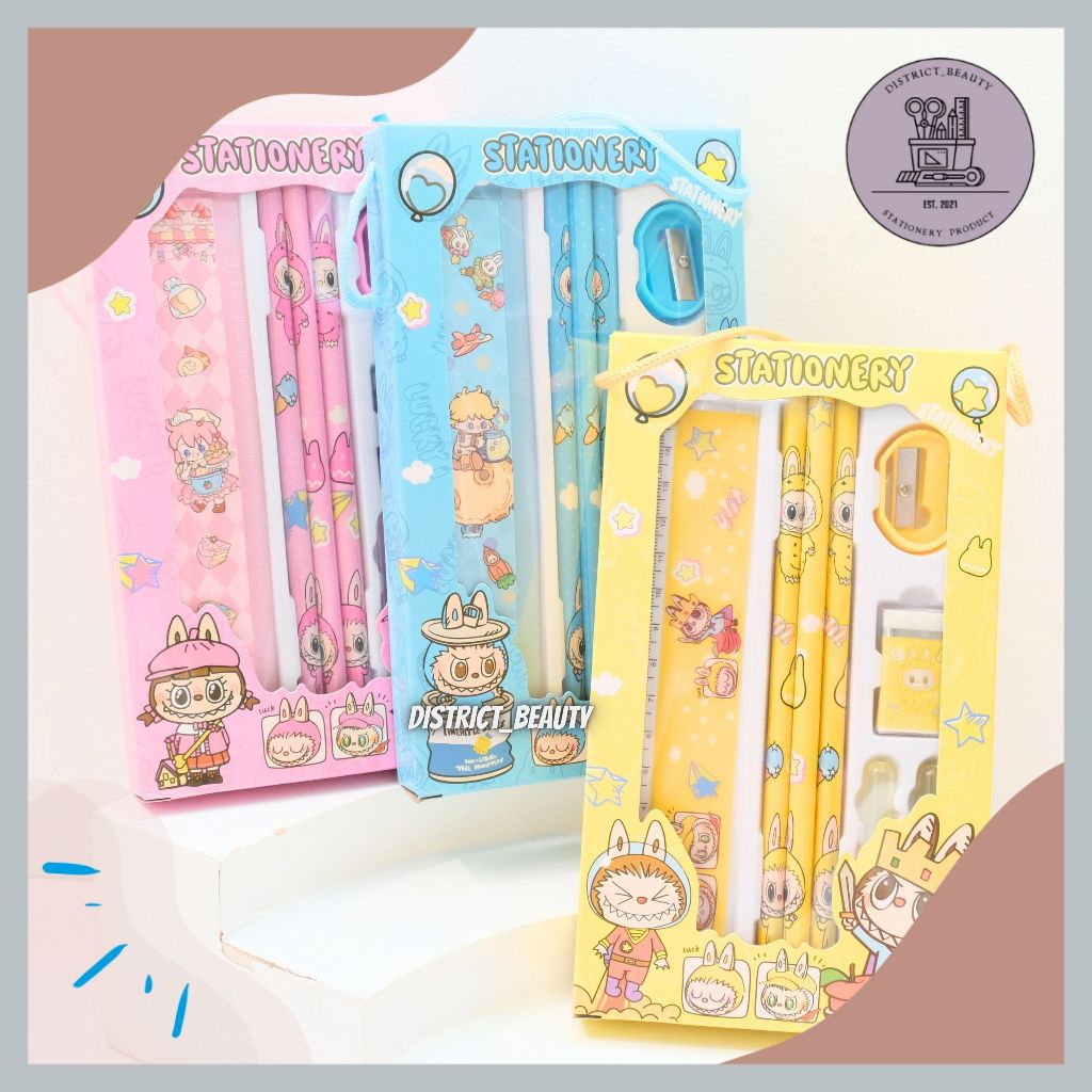 

PAKET ALAT TULIS 5 IN 1 LABUBU PAKET XIMI LABUBU SET ALAT TULIS LABUBU LUCU TERMURAH BISA COD