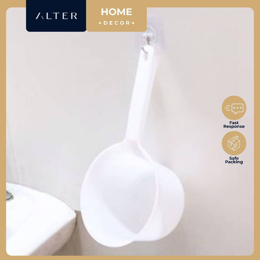 GAYUNG MANDI AESTHETIC / Gayung Mandi Plastik Putih