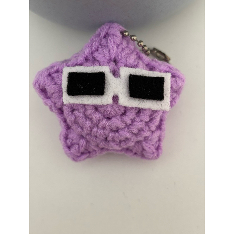 crochet mini hyunjin's versace doll (yumyeong) keychain