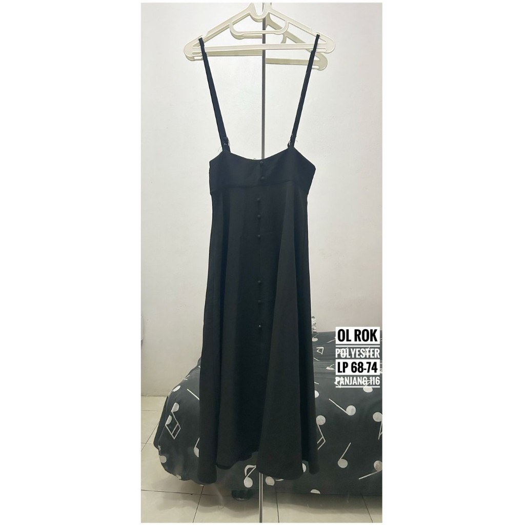 Preloved Dress Overall OL Jumpsuit Kimono Oversize Smoke Brukat Blezer Prada Linen Katun Poplin Poly