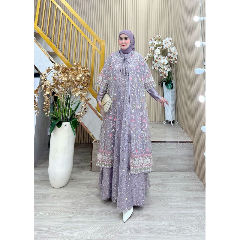 Airin Gamis pesta by aura hijab