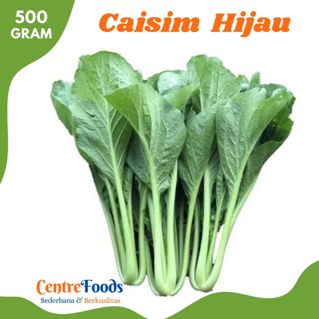 

CAISIM Hijau - Sayur Sawi Hijau Fresh | 500gr [ Harga Per 0,5 Kg ]