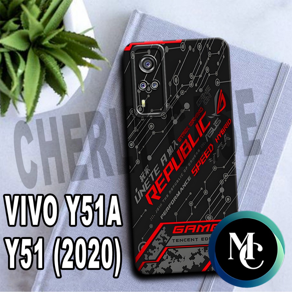 CC39/ Softcase karet lentur untuk VIVO Y51A DAN Y51(2020) /Motif ESPORT/case VIVO Y51A/kesing VIVO Y