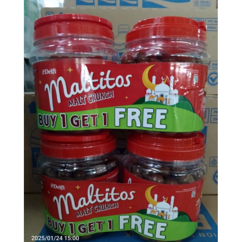 

Delfi maltitos buy 1 get 1 300gr toples