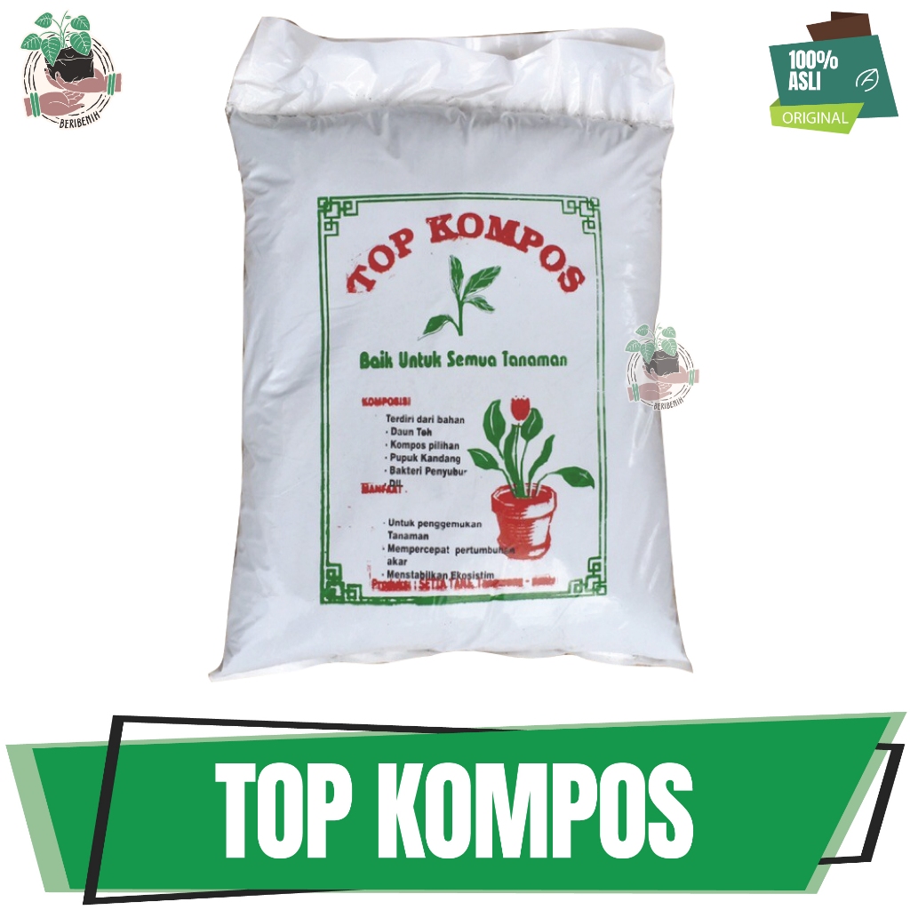 Media Tanam Pupuk Organik Pupuk Kompos Top Penyubur Tanaman Hias Buah Siap Pakai Pupuk Media Tanam S