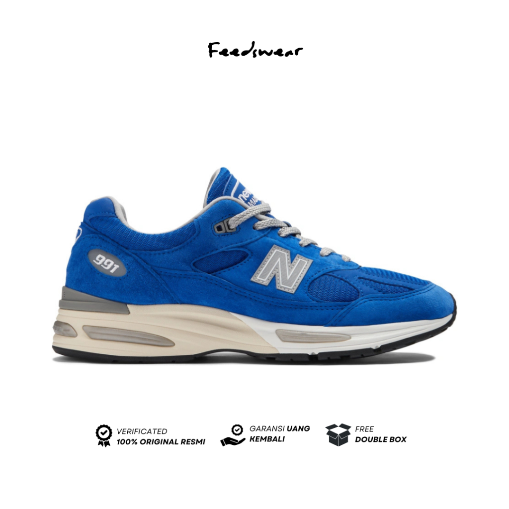 New Balance 991v2 'Dazzling Blue' (U991BL2)
