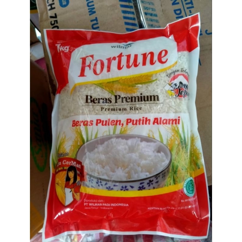 

Beras fortune kemasan 1 kg