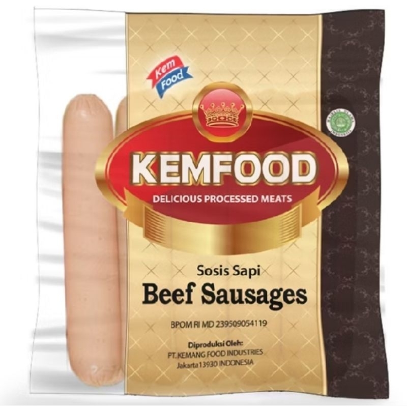 

KEMFOOD sosis sapi original 198g