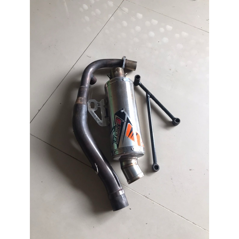 Knalpot best 3 for vespa matic