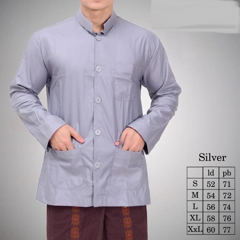 BAJU KOKO HAIBAH BAJU MUSLIM SANTRI BAJU MUSLIM PRIA MODEL AMMU