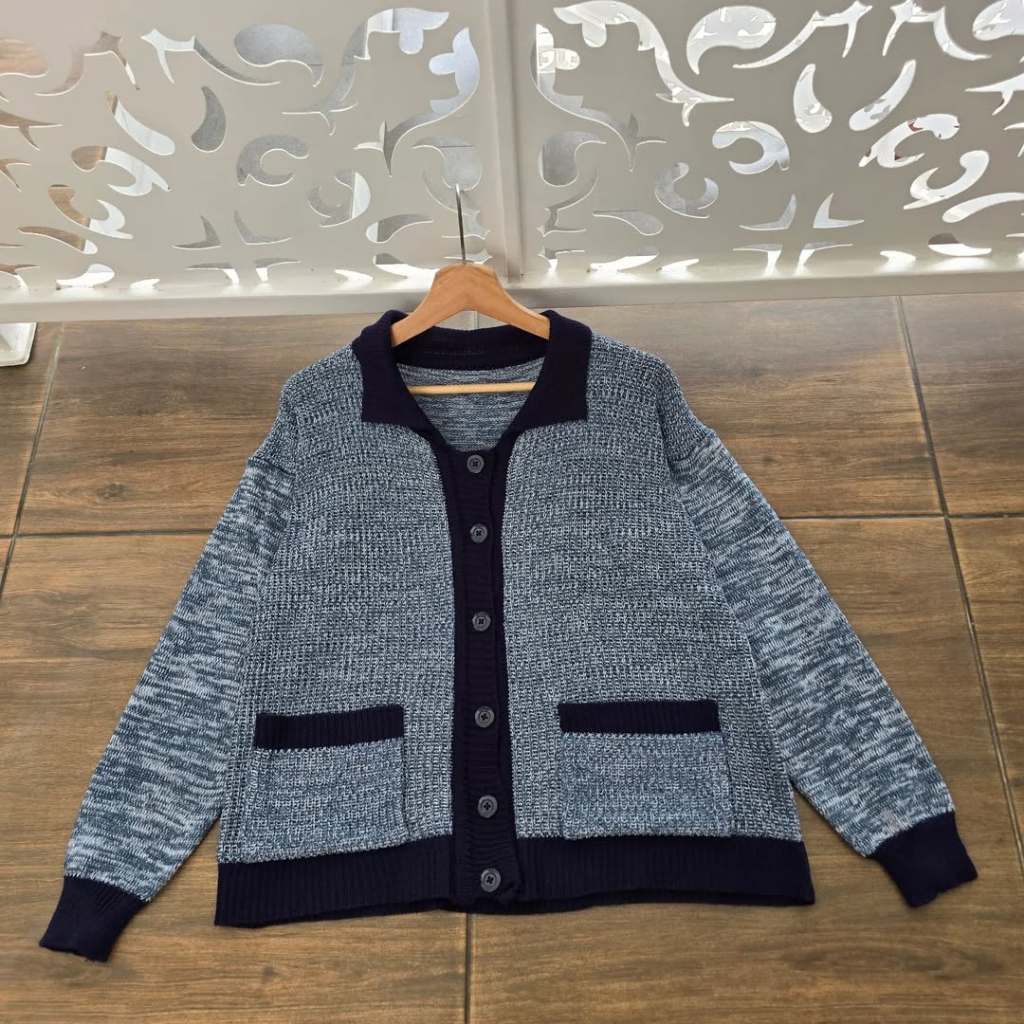MANTEL TWIS OUTER CARDIGAN RAJUT WANITA KEKINIAN ATASAN RAJUT WANITA TERBARU