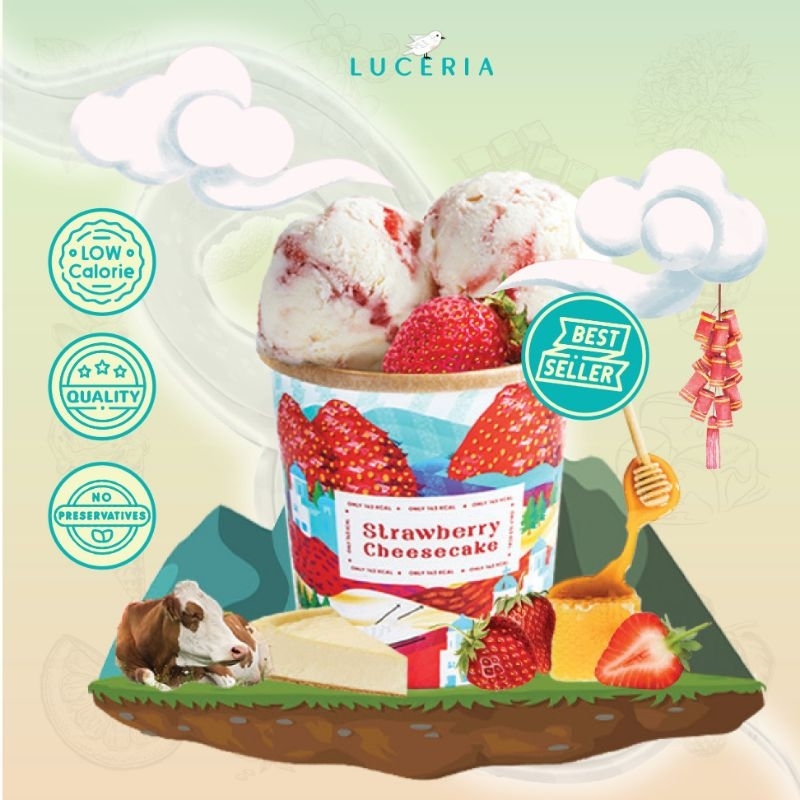 

Strawberry Cheesecake Gelato by Luceria