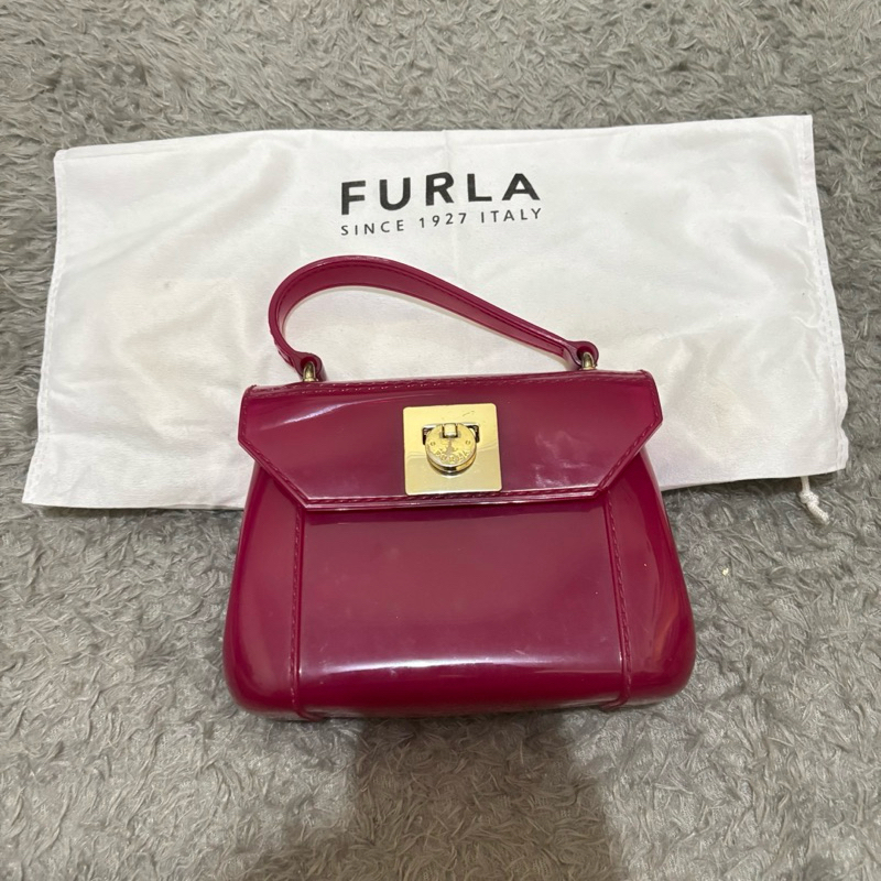 preloved tas furla jelly original