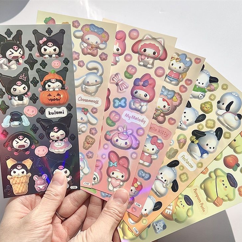 

Stiker Guka Gupan Bahan Album Album DIY Kartun INS Korea 3D Stiker Kartun Lucu Stiker Tahan Air Cangkir Air— Hibio Present