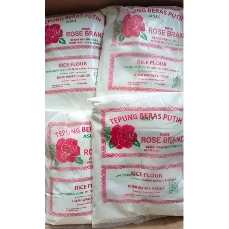 

MURAH TEPUNG BERAS ROSE BRAND 500gr//Rose Brand Tepung Beras Putih Rice Flour