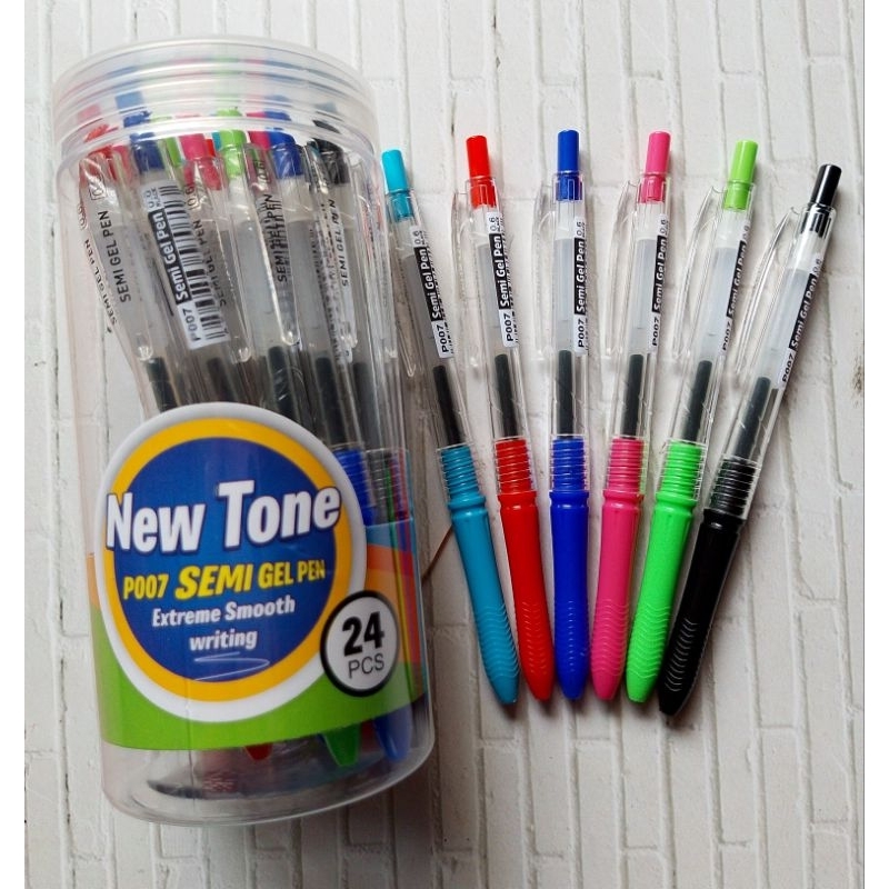 

(24PC) BOLPOIN SEMI GEL P007 NEW TON 0.6 HITAM