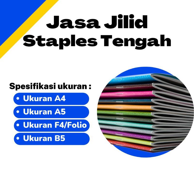 jilid staples tengah