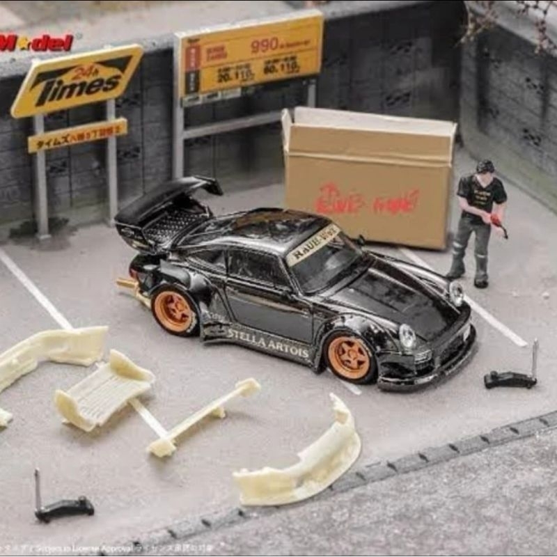 Figure Akira Nakai Star Model Porsche RWB stella arstois Mini Scale GT inno 64 hot wheels