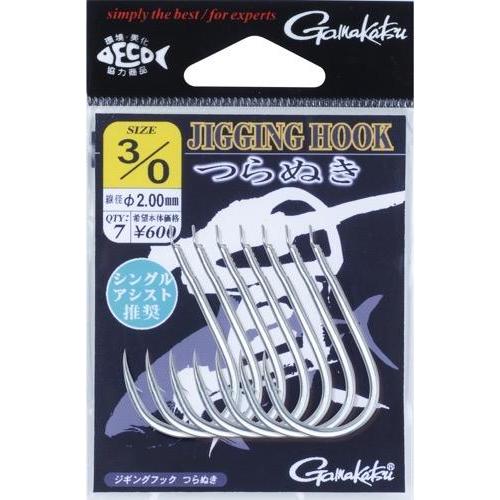 Kail Pancing Assist Jigging Gamakatsu Tsuranuki Jigging Hook
