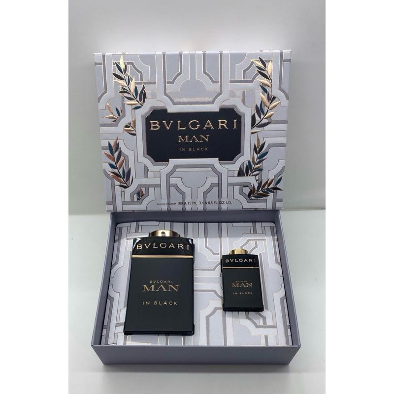 Giftset Bvlgari Man in Black edp 100ml+Travel Size 15ml