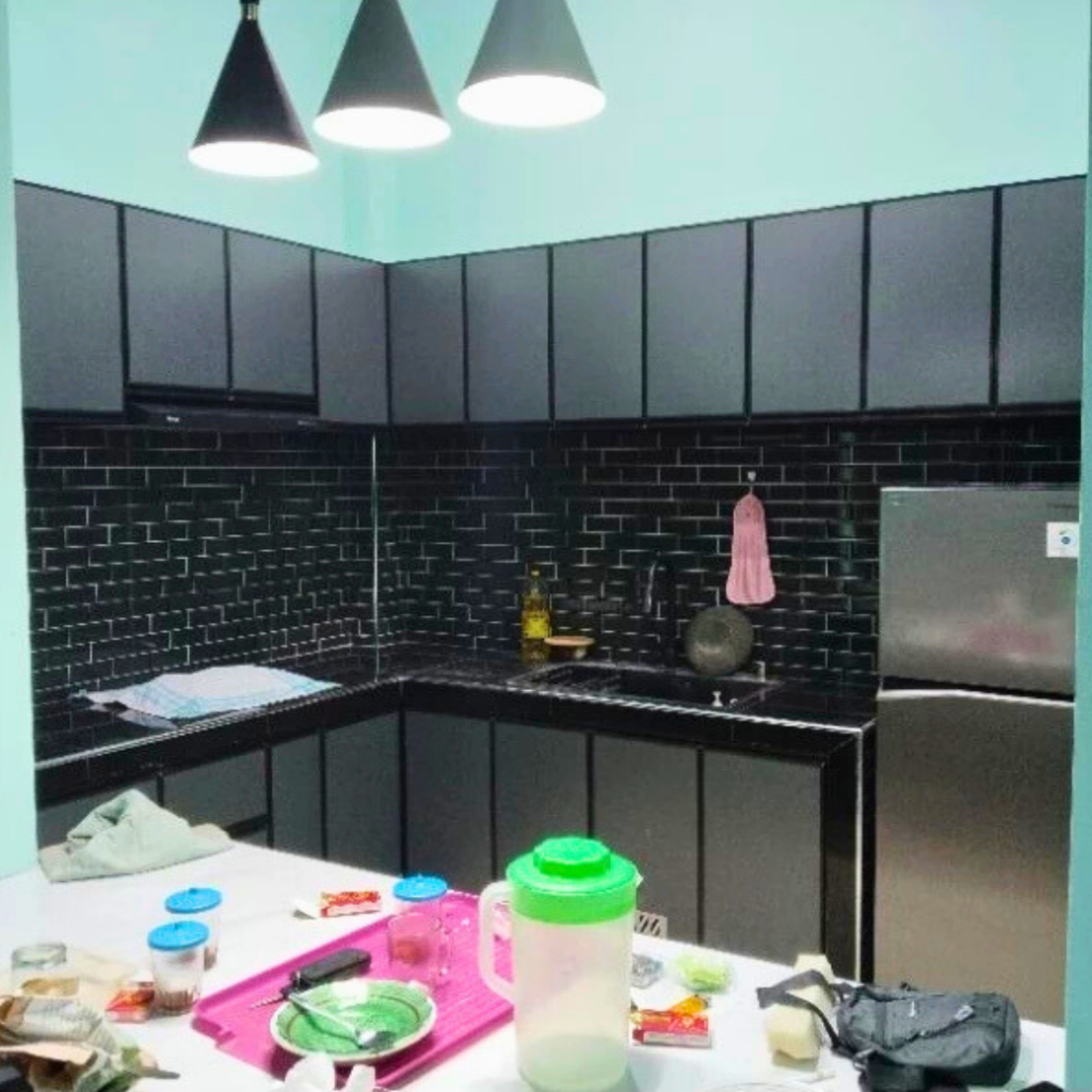 Kitchen set custom surabaya / Kitchenset aluminium acp