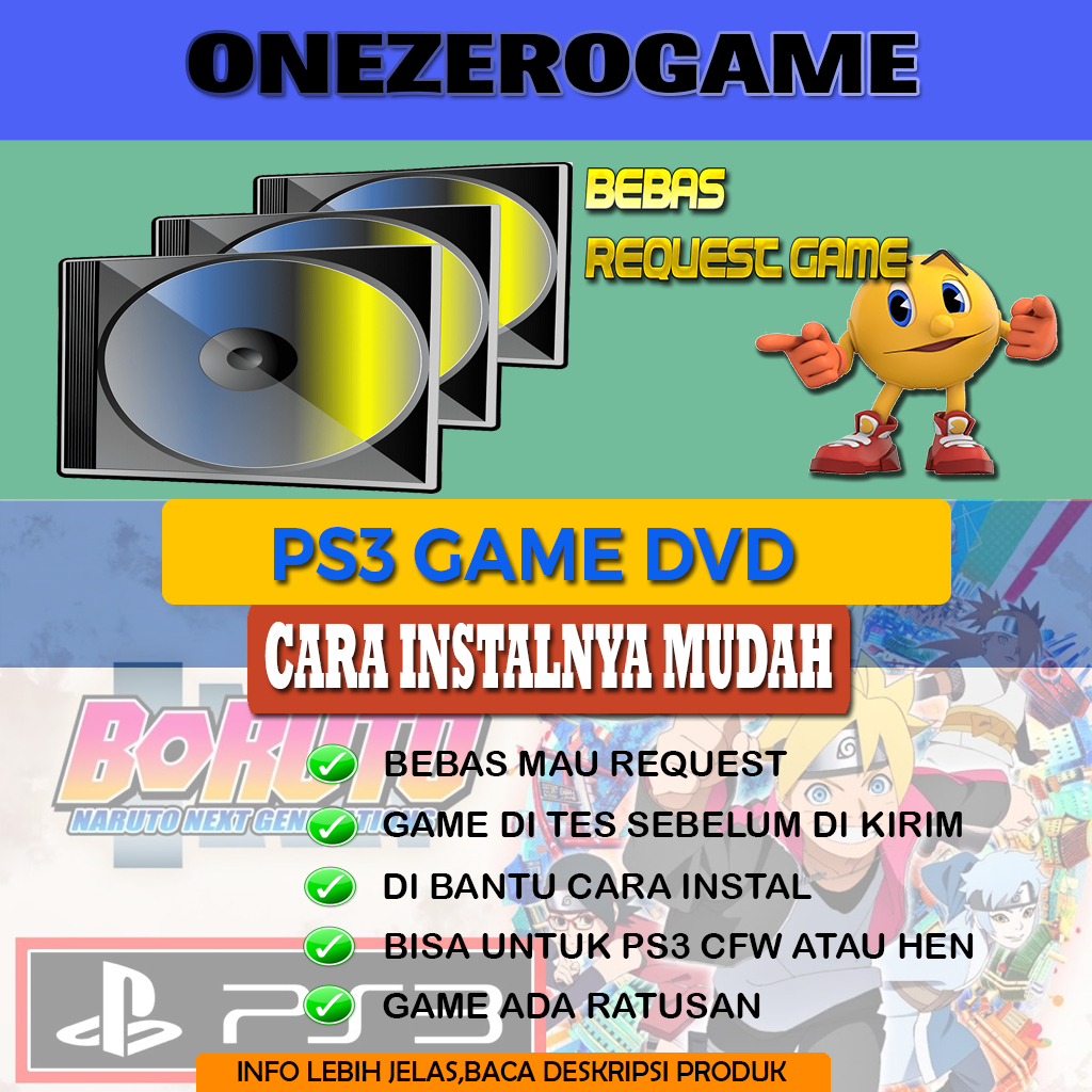 GAME PS3 - CFW .HEN  via Kaset | INSTALL MELALUI BD-MOD-NARUTO SHIPPUDEN ULTIMATE NINJA STORM 4 PS3