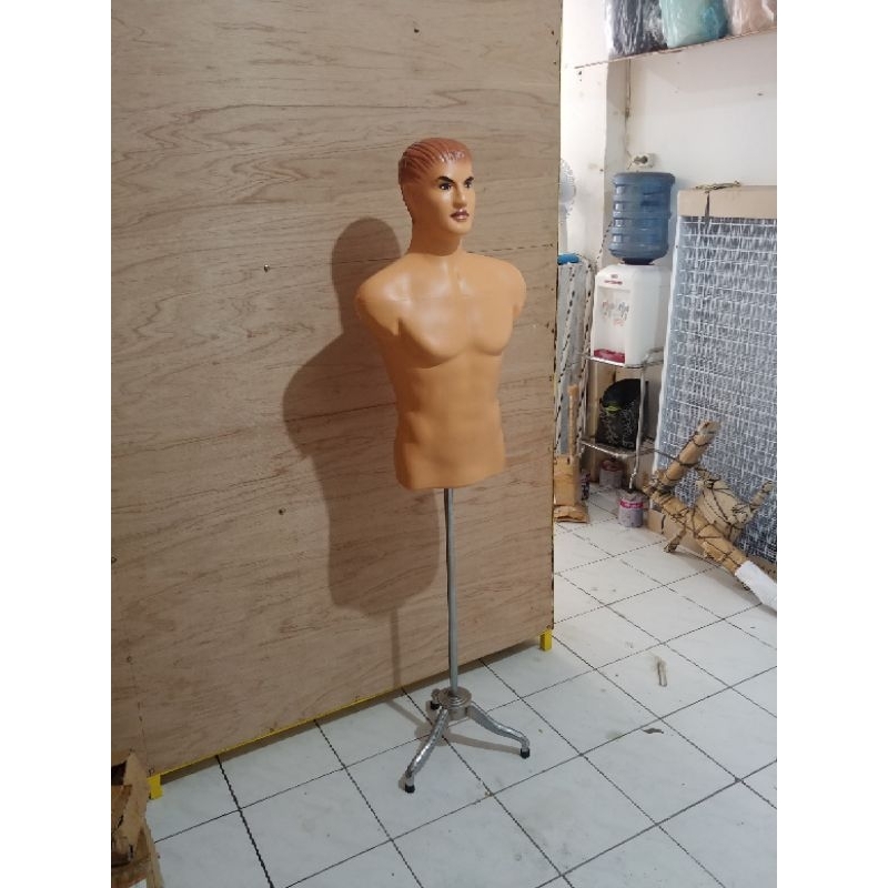 MANEKIN COWO DEWASA PAJANGAN BAJU + KAKI BESI