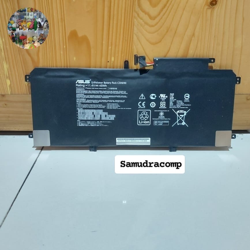 Baterai Laptop C31N1411 Laptop Battery ASUS Zenbook U305 U305F U305FA U305CA UX305 UX305CA UX305F UX