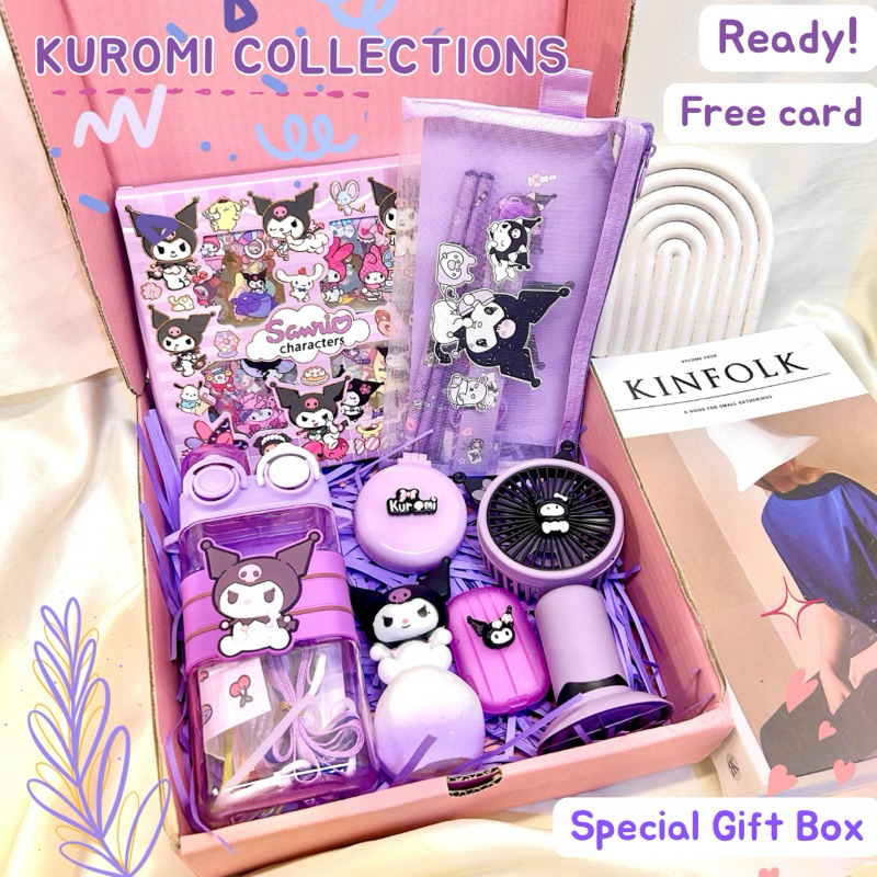 

[KUROMI] Gift Box Set Edisi Kuromi Hampers Karakter Sanrio Kuromi Hadiah Souvernir Ulang Tahun Cewek