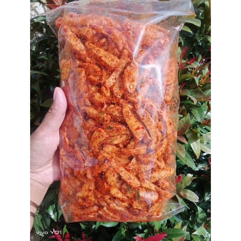 

basreng pedas daun jeruk 1kg/basreng piral/basreng stik