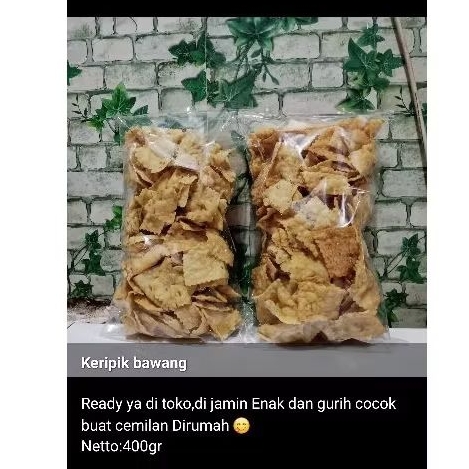 

Keripik Bawang 400gr