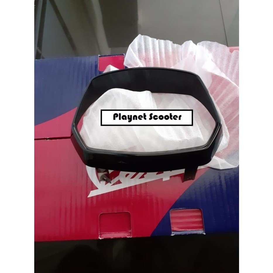 Frame List Lis Lampu Depan Hitam Vespa Sprint iGet ABS Original