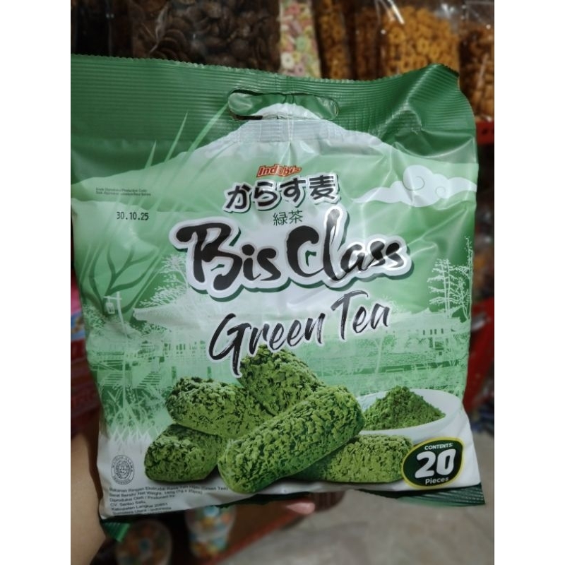 

Oat Bisclass rasa greentea dan coklat