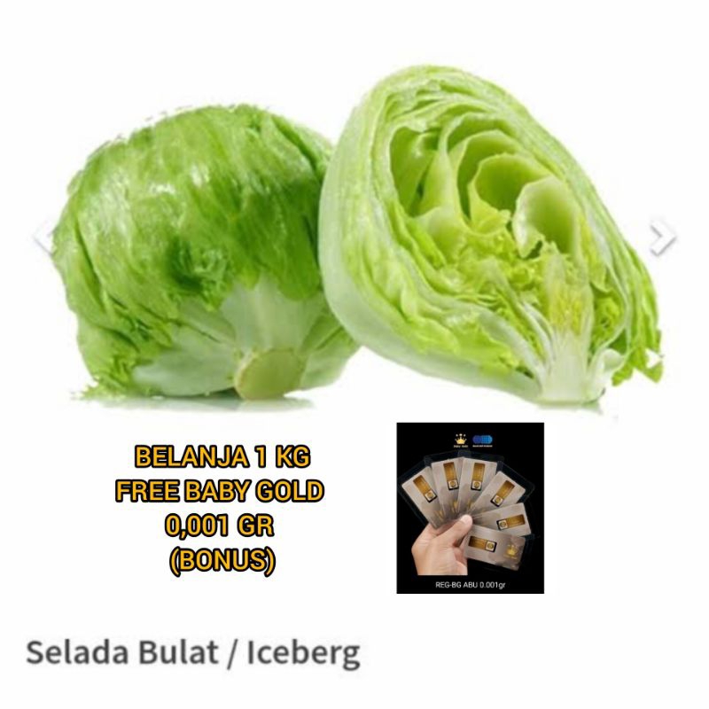 

lettuce fresh 1 kg bonus baby gold