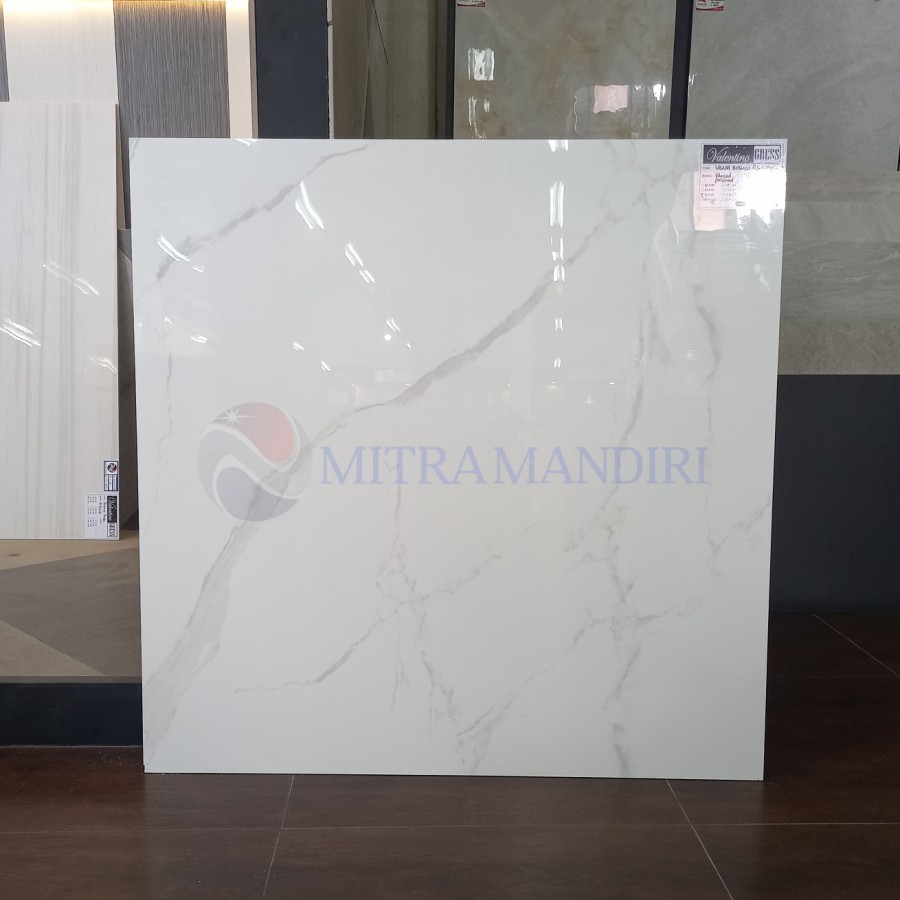 granit 100x100 glazed polish vena bianco Valentinogress Kw1